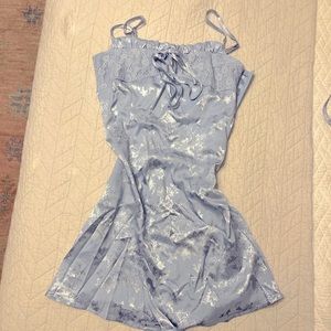Cider satiny blue dress NEW WITH TAGS